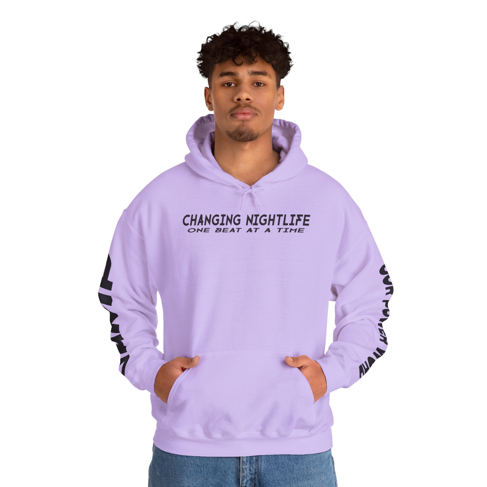"Nightlife Elements" Customizable Unisex Heavy Blend Hoodie β Personalize w/Power Word